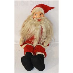 Santa Cloth and Plaster Doll