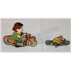 Image 2 : 2 Tin Motorcycles w/ Riders Toys