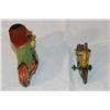 Image 3 : 2 Tin Motorcycles w/ Riders Toys