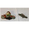 Image 6 : 2 Tin Motorcycles w/ Riders Toys