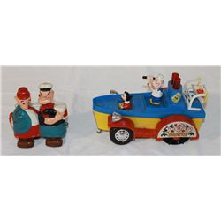 Popeye & Wimpy Ramp Walker, Corgi diecast car
