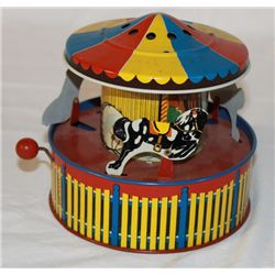 Tin Wind-up Carousel