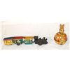 Image 1 : Toy Train & Rolly Polly Bunny Toys