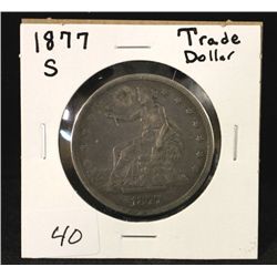 1877-S  Trade Silver Dollar