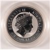 Image 2 : 2005 AUSTRAILIAN ROOSTER 2 DOLLAR 2 OUNCE .999 SILVER COIN, IN ORIGINAL CAPSULE