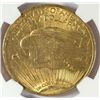 Image 3 : 1922 $20 ST GAUDENS GOLD NGC MS63