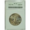 Image 1 : 1942 WALKING LIBERTY HALF DOLLAR,  ANACS MS-65 GEM