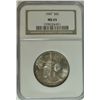 Image 1 : 1947 WALKING LIBERTY HALF DOLLAR, NGC MS-65 GEM, BLAST WHITE!