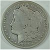Image 1 : 1881-CC MORGAN SILVER DOLLAR, VG  SEMI-KEY