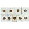 Image 1 : 9 LINCOLN CENTS (09 VDB,09,10-S,11-D,12-S,13-D,13-S,14-S,15) GOOD-XF
