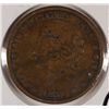 Image 1 : 1837 HARD TIMES TOKEN (MILLIONS FOR DEFENSE). ESTIMATE $10- $15.