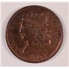Image 1 : 1834 HALF CENT VF+ ESTIMATE $80- $90.