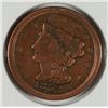 Image 1 : 1853 HALF CENT VF+ ESTIMATE $75- $85.