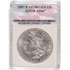 Image 1 : 1897-S MORGAN SILVER DOLLAR, ANGS MS-67  REALLY MS-64+