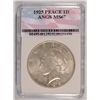 Image 1 : 1925 PEACE SILVER DOLLAR, ANGS MS-67  IS MS-64+
