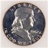 Image 2 : 1962 FRANKLIN HALF DOLLAR, NNC PROOF-68 CAMEO