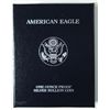 Image 2 : 2000 PROOF AMERICAN SILVER EAGLE IN NICE ORIGINAL BOX WITH CERT