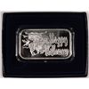 Image 1 : "HAPPY HALLOWEEN" ONE OUNCE .999 SILVER ART INGOT, HEADLESS HORSEMAN