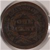 Image 2 : 1847 LARGE CENT VF+ ESTIMATE $50- $60.