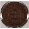 Image 2 : 1850 LARGE CENT F/ VF. ESTIMATE $40- $50.