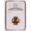 Image 1 : 1909 VDB LINCOLN CENT NGC MS 64 RD. ESTIMATE $75- $85.