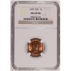 Image 1 : 1909 VDB LINCOLN CENT NGC MS 65 RD. ESTIMATE $120- $140.