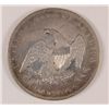 Image 2 : 1837 REEDED EDGE BUST HALF DOLLAR, VF/XF  NICE