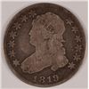 Image 1 : 1819 BUST QUARTER VG/FINE