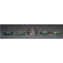 COLLECTION OF NAVAJO RINGS