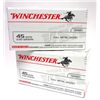 Image 1 : 2 boxes of 100 Rounds of Winchester 45 Auto 230 Grain Full Metal Jacket Ammo