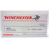 Image 2 : 2 boxes of 100 Rounds of Winchester 45 Auto 230 Grain Full Metal Jacket Ammo