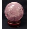 Image 1 : 2,223.5 CT. AMETHYST QUARTZ CRYSTAL SPHERE W/ STAND