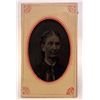 Image 1 : ANTIQUE TINTYPE PHOTO OF A BLIND WOMAN