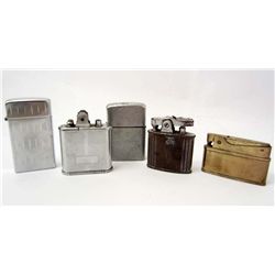 LOT OF 5 VINTAGE CIGARETTE LIGHTERS