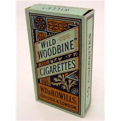 VINTAGE WILD WOODBINE TOBACCO CIGARETTE BOX