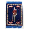 Image 1 : EARLY SOLDIER & FLAGS TOBACCO ADVERTISING FELT / FLANNEL