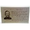 Image 1 : 1915 PHOTO OF A PAROLE VIOLATORS INFO - INCL. SCARS, ETC...