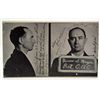 Image 1 : 1913 CRIMINAL RECORD POSTCARD W/ MUG SHOTS OF MAN WHO BLEW UP SAFE IN THEATER