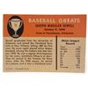 Image 2 : 1961 FLEER JOE SEWELL #76 BASEBALL CARD