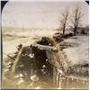 Image 2 : EARLY PHOTO STEREOVIEW CARD OF AMERICAN SOLDIERS ANSWERING THE CALL TO CHARGE