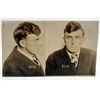 Image 1 : 1917 REAL PHOTO MUG SHOTS & ARREST RECORD FOR ROBBERY
