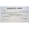 Image 3 : 1853 PRE CIVIL WAR REGIMENTAL ORDER REGARDING PARADE