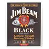Image 1 : 7709 - JIM BEAN BLACK METAL SIGN