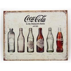 7799 - COCA COLA IN THE DISTINCTIVE BOTTLE METAL SIGN