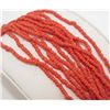 Image 1 : RED CORAL BEADS & TIBETAN SILVER BRACELET