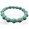 Image 1 : BEAUTIFUL TURQUOISE BEADS & RHINESTONES BRACELET