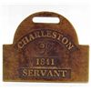 Image 1 : METAL SLAVE TAG MODERN BRASS COLLECTIBLE