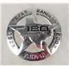 Image 1 : TEXAS RANGERS 180TH ANNIVERSARY LAW BADGE - PINBACK