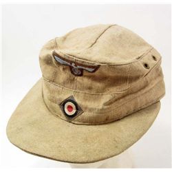 GERMAN NAZI ARMY AFRIKA KORPS TROPICAL EM M-41 CAP