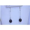 Image 1 : 9.00 CTW BLACK PEARL DANGLING EARRING